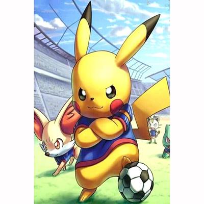 5D Diy Full Diamond Painting Football Pikachu Cross Stitch Kits Diamond Embroidery Mosaic Pattern Picture Home Decor Gift