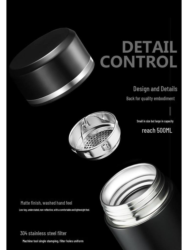 316 Stainless Steel Insulated Solid Color Engraved Cup - Portable Outdoor Car Mug