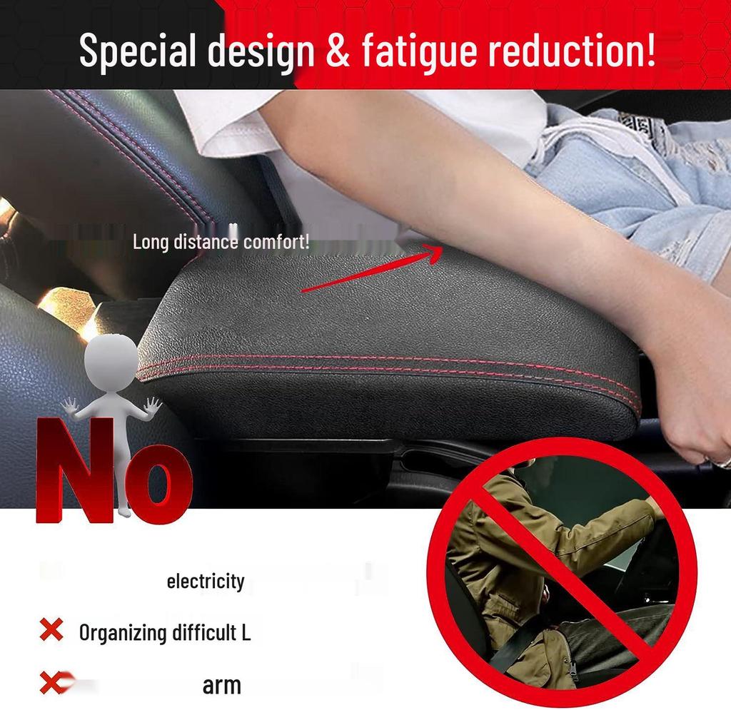 USB Port Leather Armrest & Console Storage Box for Jimny JB64/JB74 Models