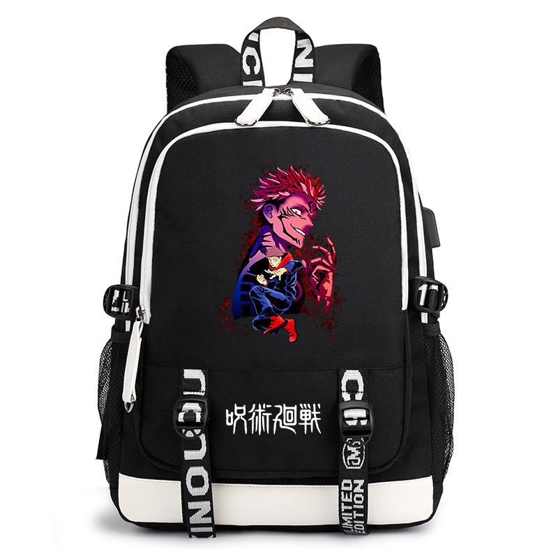 Day Mantra Return To War Anime School Bag Fashion Backpack Elementary School Students Large Capacity Backpack Burden Reduction Storage Bag