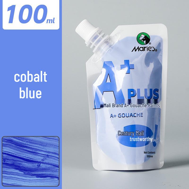 Mali 100ml Washable Gouache Paint Set for Kids - Squeeze & Refill Jelly Pack