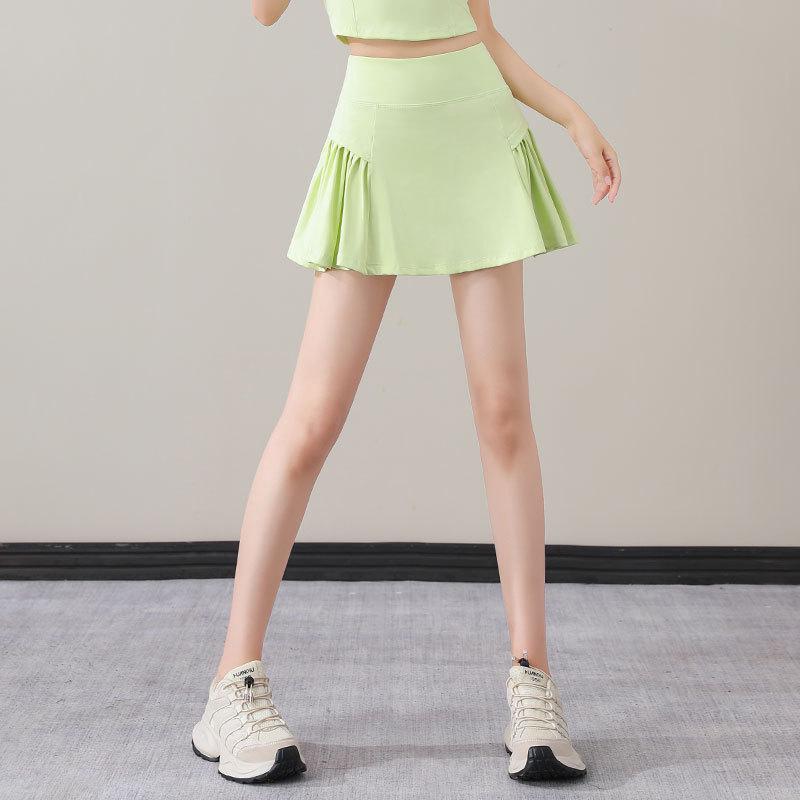 

Женский быстросохнущий летний спортивный костюм: Бадминтон, Теннисная юбка-шорты и Костюм для йоги Small