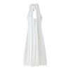 Spring 2025 Women's European & American Style Sexy Halter Off-Shoulder Dress