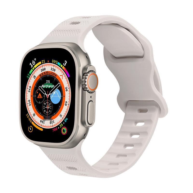 King Kong Butterfly Buckle Silicone Sport Watch Band for iWatch