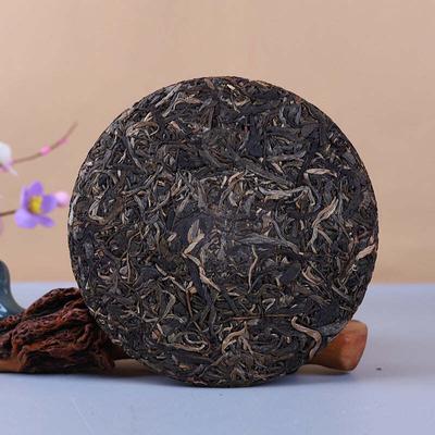 357g Vrcholný Pu-erh Shengcha Menghai Qizi Puerh Koláč ze syrového čaje Yunnan Pu'er Zelený čaj