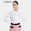 Women's Fall/Winter Tie-Neck Blouse