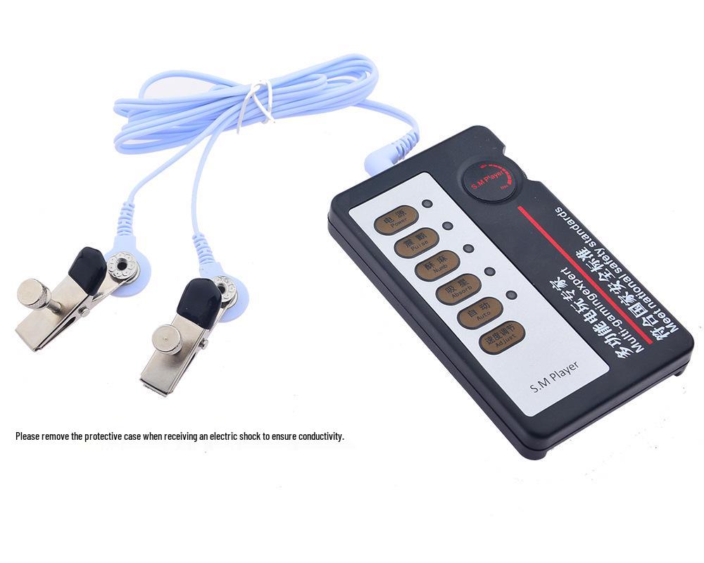 Elektrischer Schock Impuls Spielzeug: Starke Nippelklemmen & Mimi-Klemmen, Erotisches Accessoire für Erwachsene