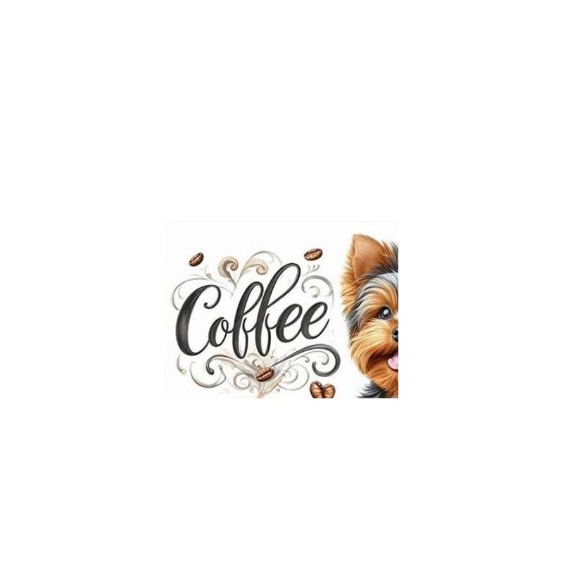 5D Diamond Painting Kit Full Drill Round Resin Animal Coffee Art