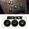 Naklejki na przyciski C4 Naklejki na przyciski sterowania klimatyzacją C4 Naprawa przycisków sterowania klimatyzacją do naprawy wnętrza samochodu, odporne na odklejanie, materiał wysokiej jakości