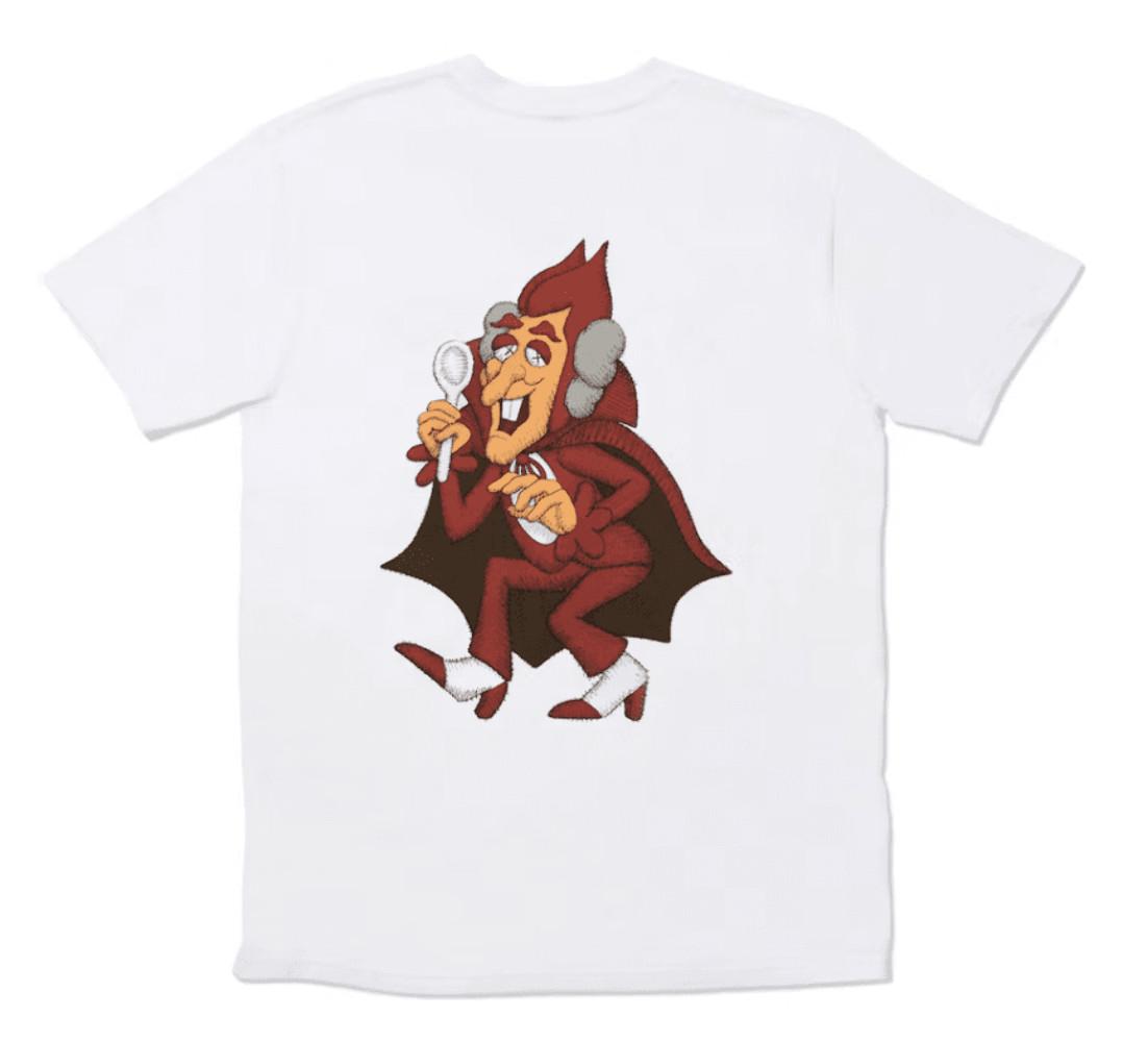 KAWS x Monsters Count Chocula Tee White S разноцветный