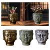 Buddha-Kopf Pflanzgefäß Pflanzenblumenbehälter Einweihungsgeschenk Sammlerstück Buddha