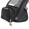 Waterproof Motorcycle Fuel Tank Bag With Touch Control Phone Pocket And Reflective Safety Strap for Night Riding