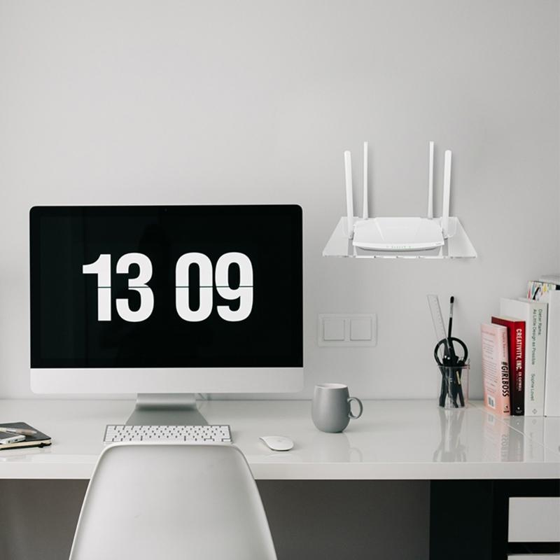 Router Wall Mount,  Small Device Wall Mount Holder Bracket for Streaming Media Devices Hard Driver