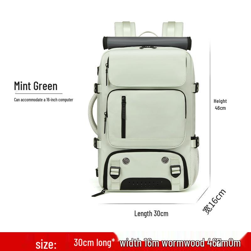 Men's Multifunctional Large Capacity Water-Resistant Outdoor Travel/Camping Backpack and Crossbody Bag