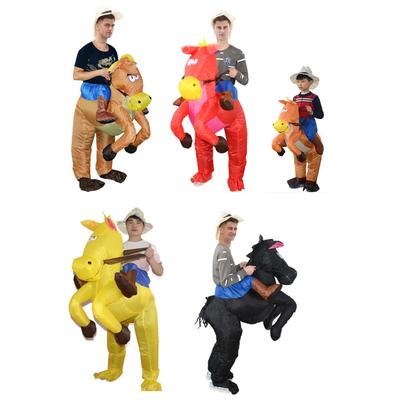 Masquerade Inflatable Horse Costume Party Ball Adult Mounts Funny Costume Adult Show