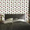 Christmas wallpaper white and red for living room and bedroom 50x1000