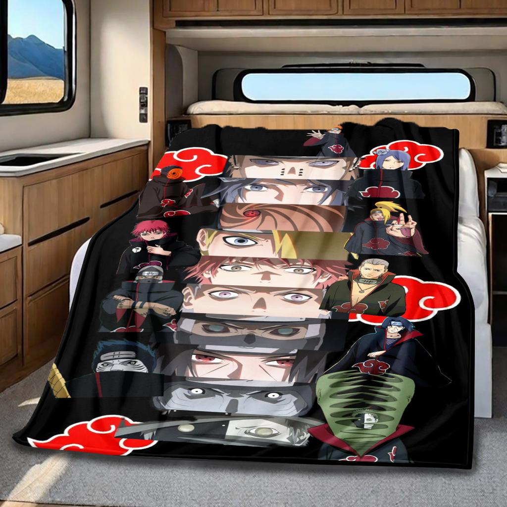 Japanese anime cartoon NARUTO famous Uzumaki Naruto blanket soft home furnishing nap decoration four seasons warm Sherpa blanket B12
