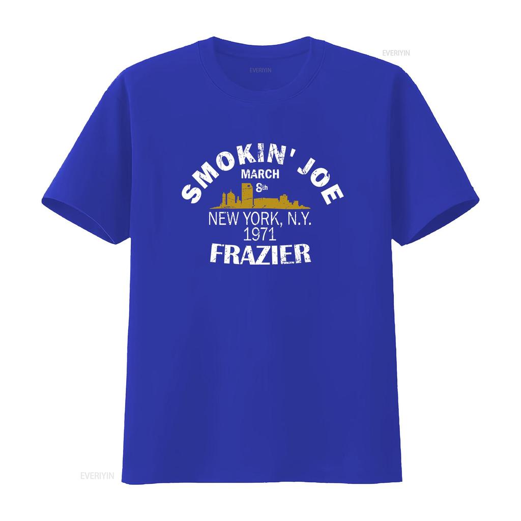 Joe Frazier Active T Shirt Logo Mens Black Funny Size S to 5XL vintage Washed Unisex Breathable designer clothes