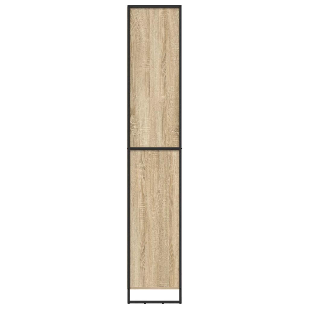 Tall Cabinet in Sonoma 79 x 36 x 200 cm Particleboard