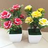 1Pc Potted Artificial Flower Bonsai Performance Stage Garden Home Party Decor Christmas Ornament