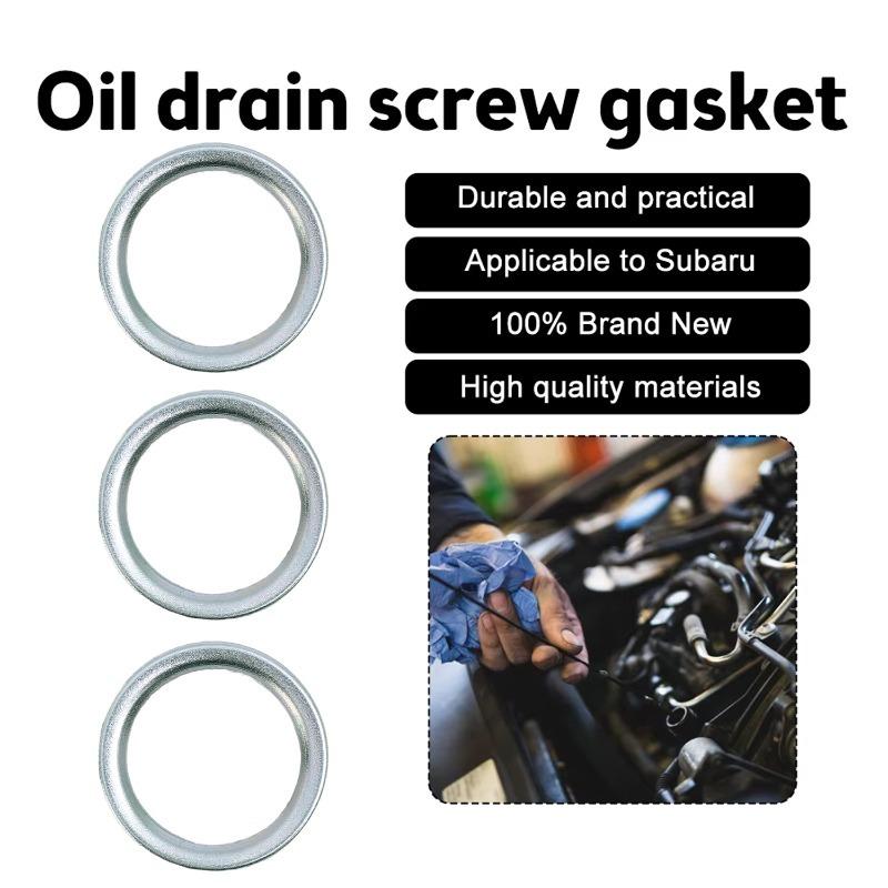 For Toyota Lexus Subaru 12157-10010 Auto Oil Pan Oil Drain Screw Seal Spacers Transmission Drain Plug Gaskets Cars Accessories