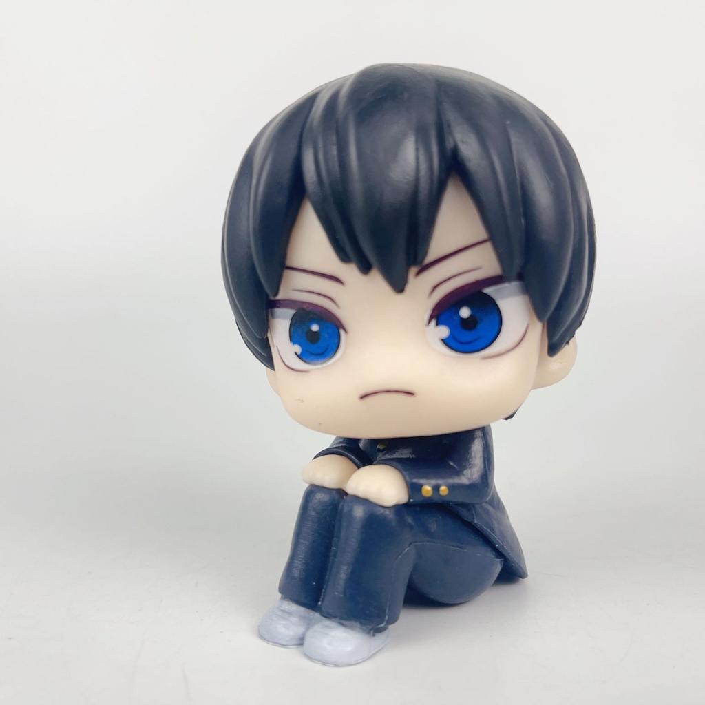 Hot Jujutsu Kaisen Anime Figures Q Version Satoru Gojo Figure Geto Gojo Action Figure Look Up Pvc Collection Model Toys Fans Gif