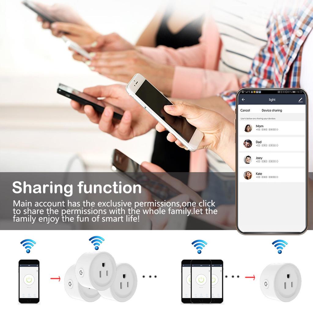 WiFi ZigBee Smart Socket with Alexa Voice & App Remote Control