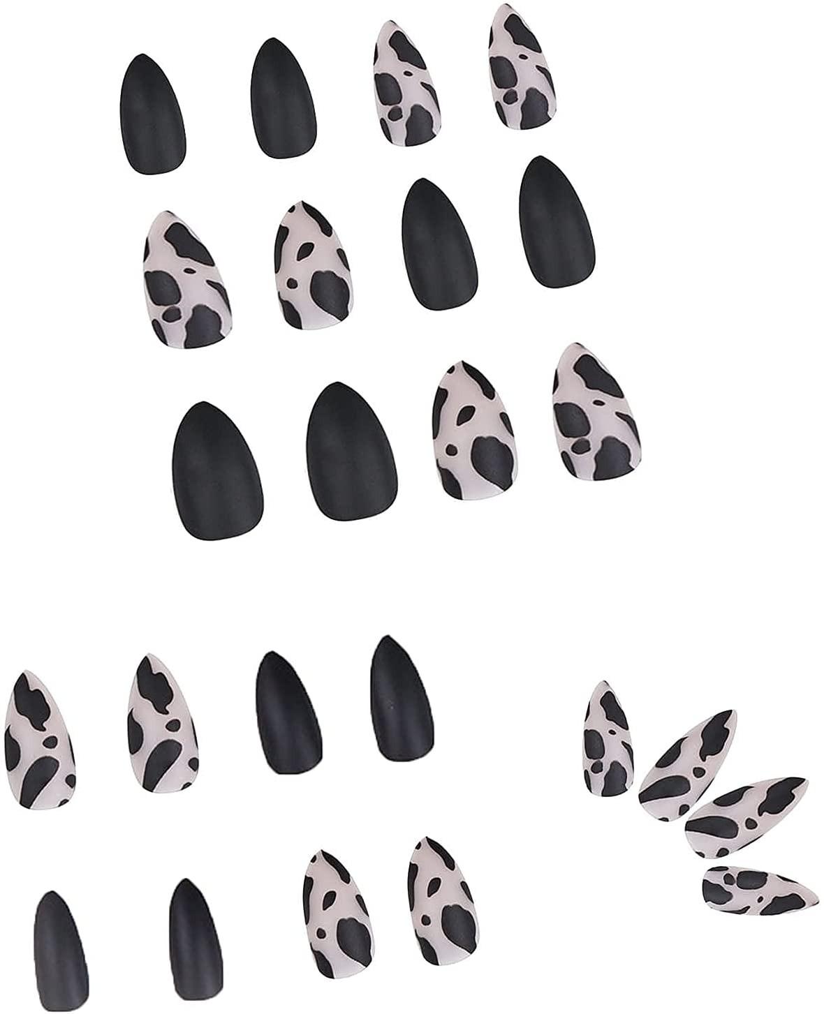 

Acupuncture Point Fashion Coffin Nail Polish Press, 24 Coffin Complete False Nai One Size