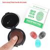 Quick-Drying Multi-Color Fingerprint Pad: Red, Blue & Black