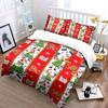 Santa, Reindeer, Christmas Trees. Bedding Sets Duvet Cover Sets Duvet Covers Pillowcases(1 * Duvet Cover 2 * Pillowcases Without Duvet Insert)