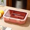 Lunch Box With Temperature Resistance And Five Compartments For Office And School Use