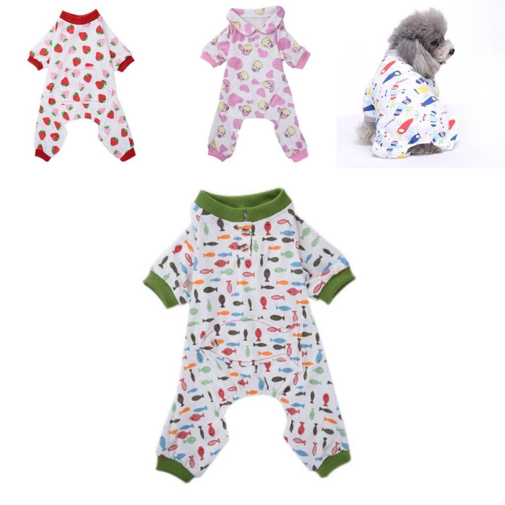 Premium Quality Pyjamas For Petit Chien And Chiot Featuring Cozy Cotton Material