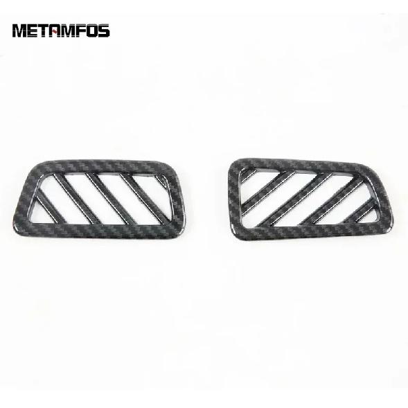 For Kia K5 Optima DL3     Carbon Fiber Front Upper Air Condition Vent Outlet Cover Trim Interior Accessories