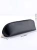 Pu Leather Pencil Case Stationery Storage Bag Pencil Cases Office School Supplies Gift Solid Color Pen Case Back To School Gift
