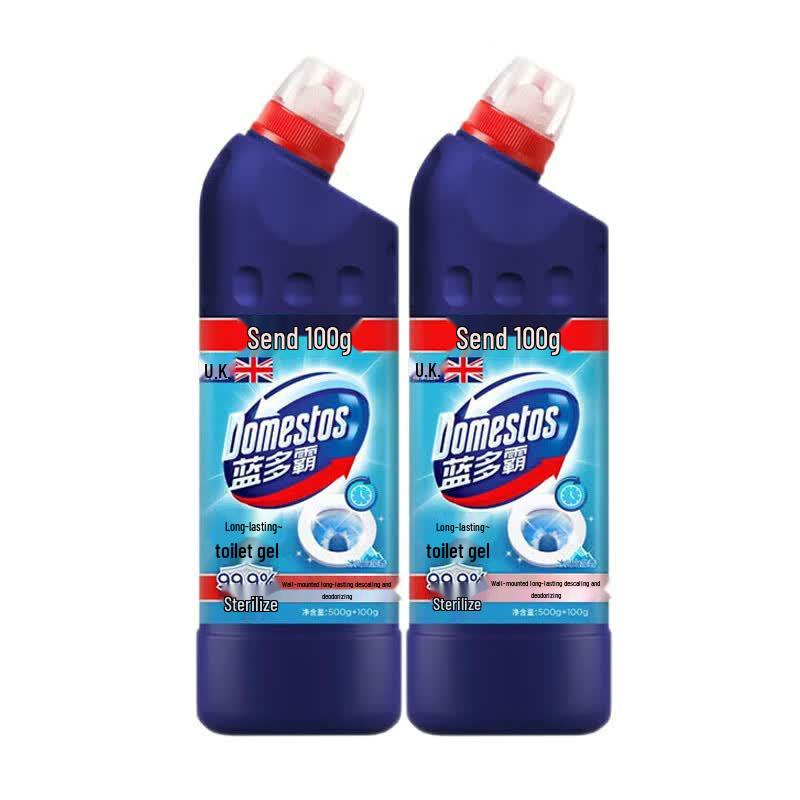Domestos Long-lasting Toilet Cleaner Gel, Glacier Spring Scent
