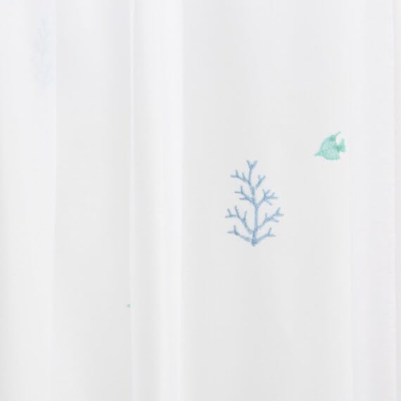 Nitori (NITORI) Lace Curtains RL008, Width 100cm x Length 108cm x 2 Panels, 7326307