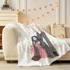 The Fragrant Flower Blooms With Dignity Throw 240G Flannel Blanket Lightweight Soft Skin-Friendly Summer Thin Throw Blanket