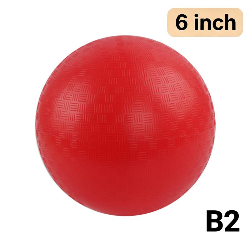 Easy to Inflate Rubber Kickball Bouncy Playground Ball for Kids Backyard School Holiday Family Fun Games