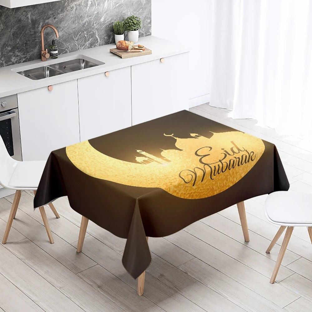 

Скатерть для украшения праздника, водонепроницаемая и маслостойкая скатерть, украшение для ресторанного банкета, домашнего кухонного стола 85x85cm