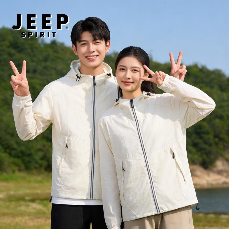 JEEP SPIRIT 2026 Unisex UV Protection Fishing Windbreaker