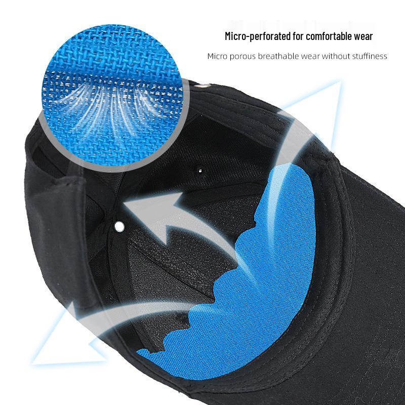 Four Seasons Duckbill Cap: Anti-Stain, Sweat-Absorbing Forehead Liner