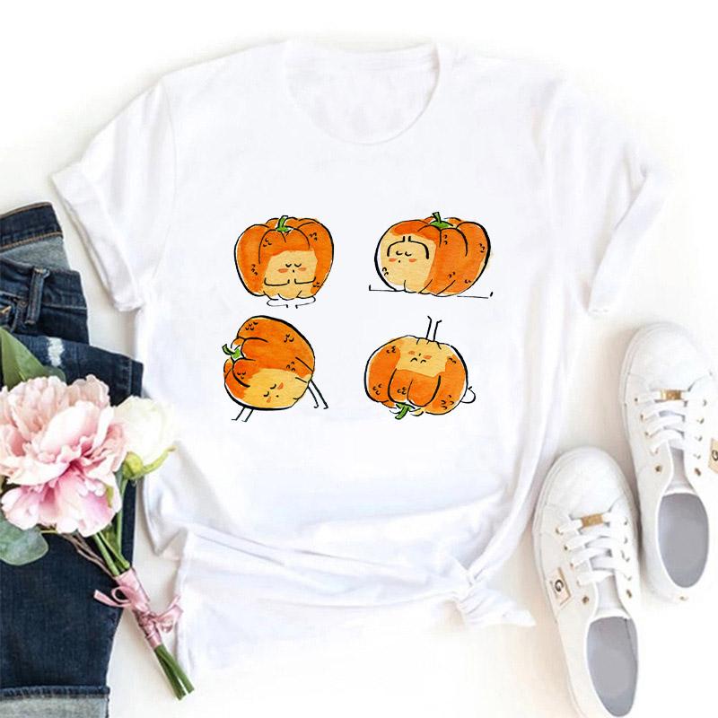 Graphic Cartoon Printed T Shirt Women Cute Top Tees New Arrival Creative Tshirt Ladies 90S Fashion Clothes O Neck Female T-Shirt