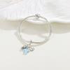 925 Silver Football Charm Sports Brazil Argentina Football Star No. 10 Jersey Beads Fit For Original Bracelet DIY Jewellery Gift