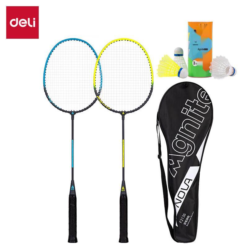 Deli Badminton Racket Set