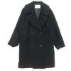 Allegri Long Sleeve Corduroy Pea Coat 9AR Black Women Used