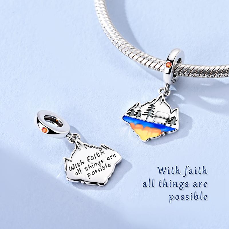 Original Charms Bead Copper Can Be Opened Family Charms Love Back Letters Pendant Fit Bracelet Jewelry Gift Marking