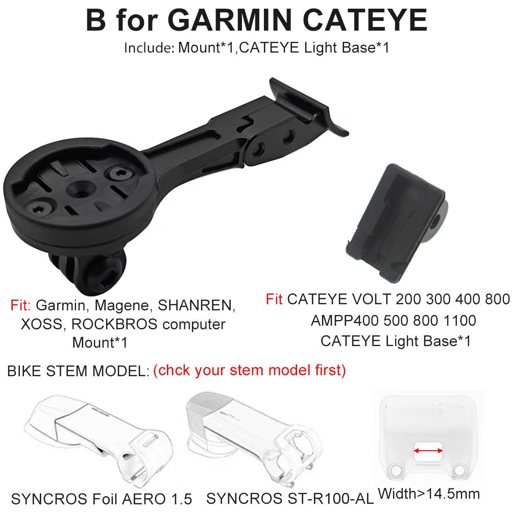 TWTOPSE Bicycle Computer Mount Rack For SCOTT SYNCROS ADDICT RR IC FOIL AERO Bike Holder For Garmin GOPRO Light Speedometer