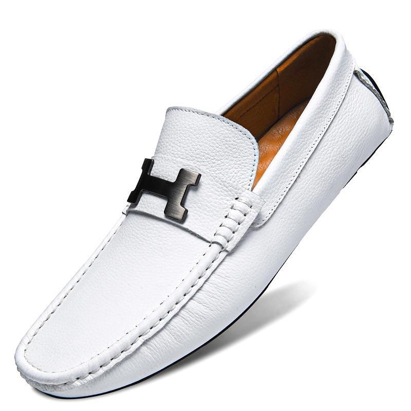 

Живой узор крокодила Туфли Doudou большого размера ленивые туфли для вождения повседневная обувь натуральная кожа воловья кожа мужская обувь 45