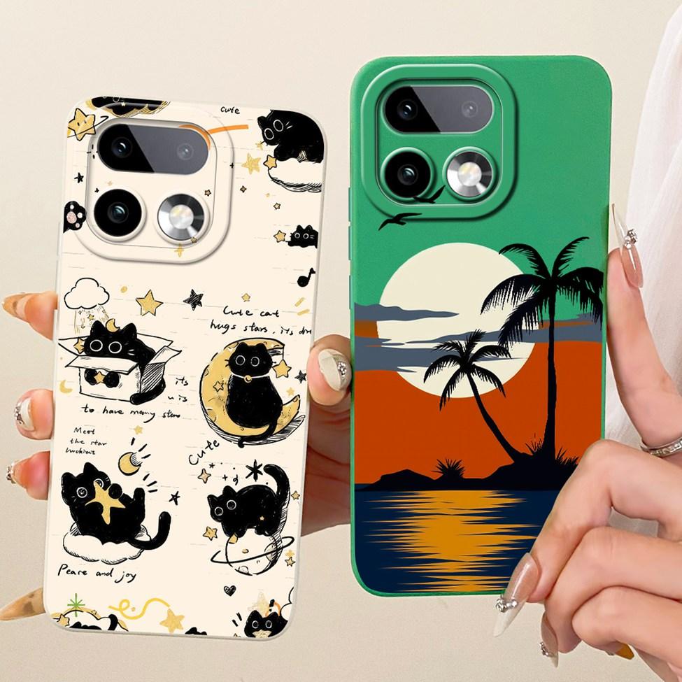 For Realme 16 Pro Plus Case Cover Cute Kawaii Luxury Fashion Flowers Painted Silicone Casing For Realme RMX5131