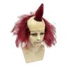 Punk Spiky Wig Headwear Cosplay Funny Fluffy Clown Bald Headpiece Mask Party Carnival Party Costume Props